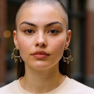 Costa Gray Fabric with Gold Label